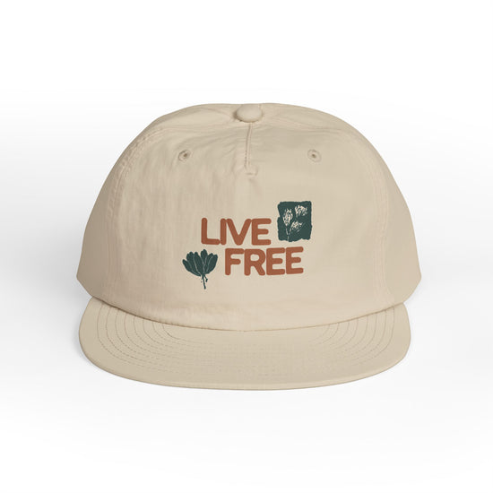 "Live Free" Surf Cap